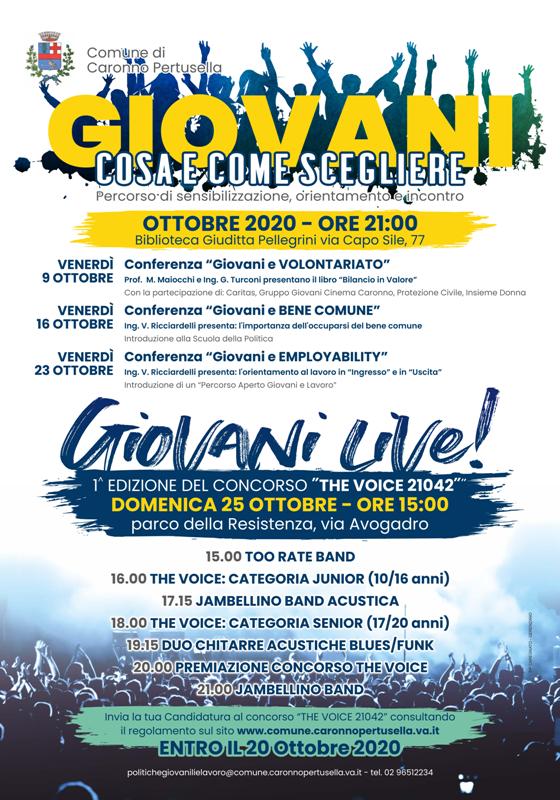 Giovani cosa e come scegliere - conferenza " giovani e bene comune"