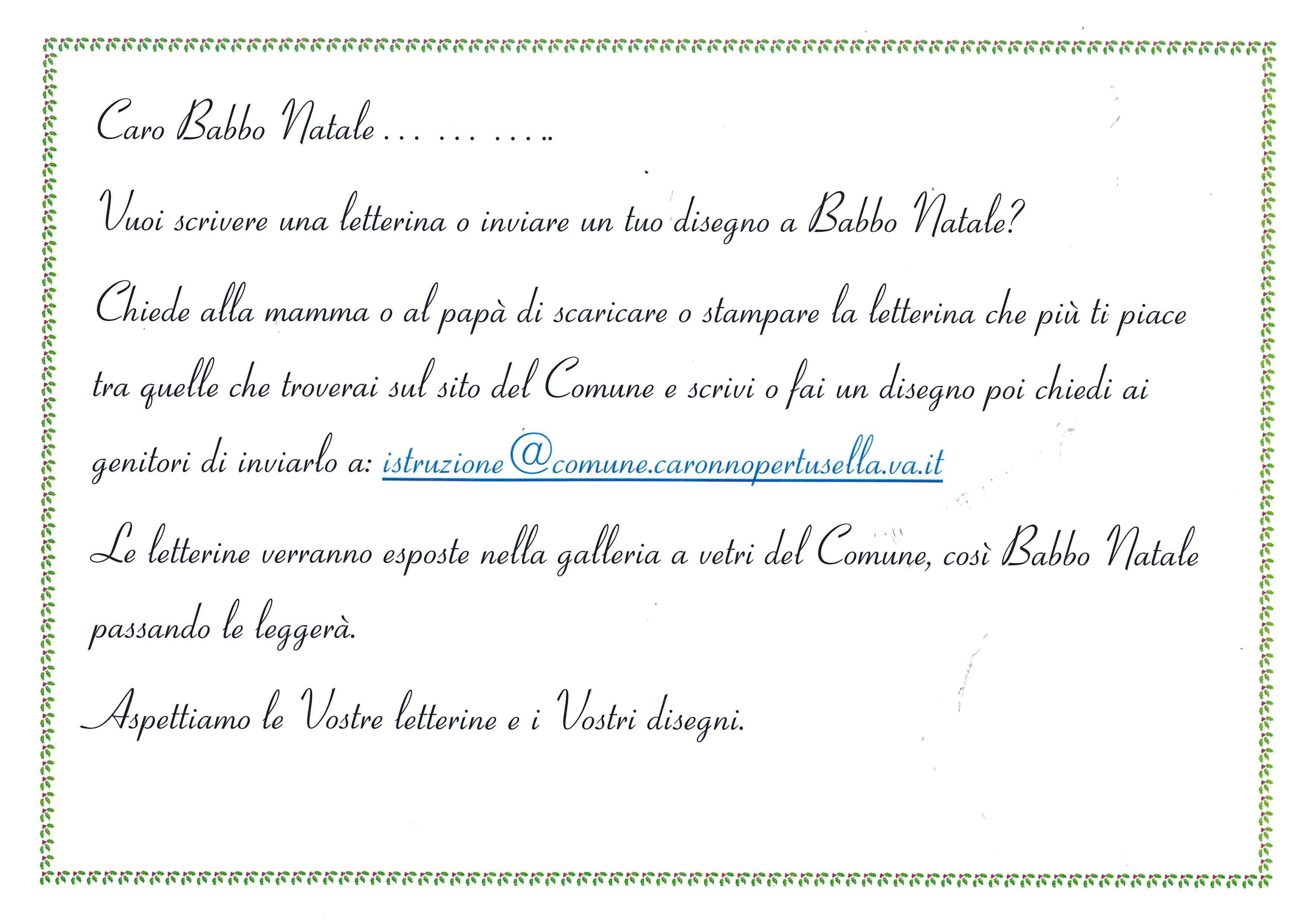 Caro babbo natale