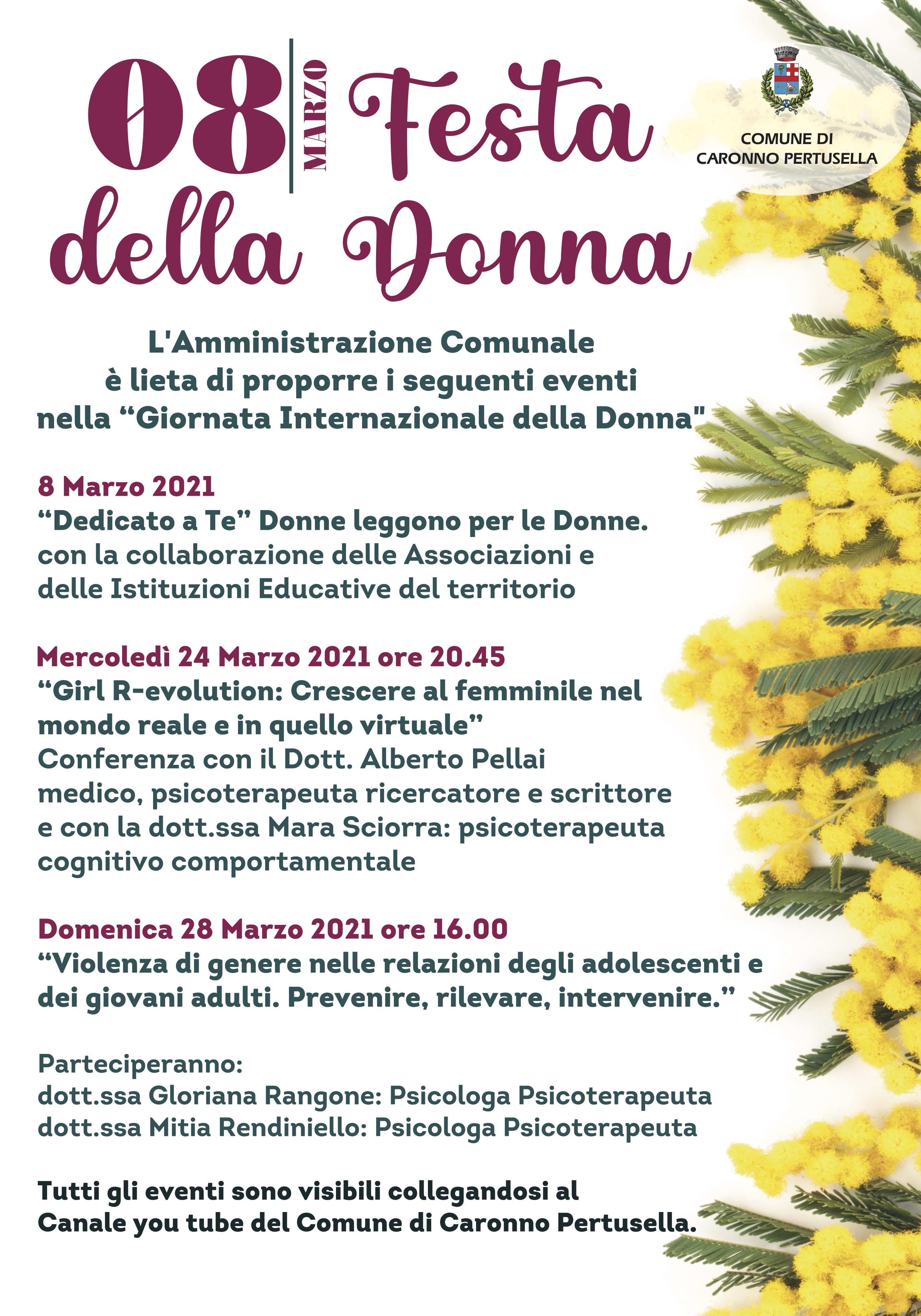 "DEDICATO A TE" - Donne leggono per le Donne