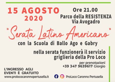 Caronno estate - serata latino americana
